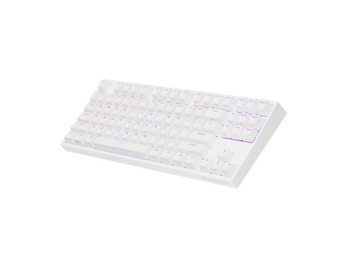 GENESIS Thor 404 TKL klawiatura Gaming USB QWERTY Amerykański międzynarodowy Biały
