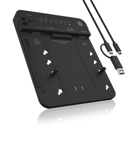 ICY BOX IB-2913MCL-C31 USB 3.2 Gen 2 (3.1 Gen 2) Type-C Czarny