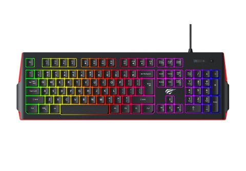 Klawiatura gamingowa Havit KB866L (czarno-czerwony)