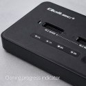 Qoltec Stacja dokująca dysków SSD M.2 NVMe| PCIe | USB-C | 20Gb/s | DUAL 2 x 8TB | klonowanie offline
