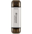 Transcend ESD310 512 GB USB Type-A na USB Type-C 3.2 Gen 2 (3.1 Gen 2) Srebrny