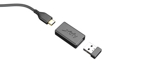 CHERRY XTRFY M42 RGB myszka Gaming Oburęczny RF Wireless + USB Type-C Optyczny 19000 DPI