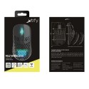 CHERRY XTRFY M42 RGB myszka Gaming Oburęczny RF Wireless + USB Type-C Optyczny 19000 DPI
