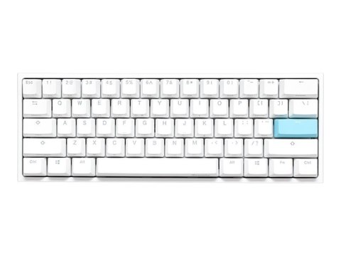 Ducky DKON2061ST klawiatura Gaming USB QWERTY Amerykański międzynarodowy Biały