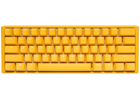 Ducky One 3 Yellow Mini klawiatura Gaming USB Niemiecki Żółty