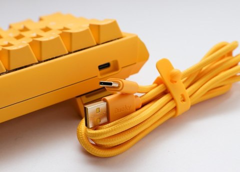 Ducky One 3 Yellow Mini klawiatura Gaming USB Niemiecki Żółty