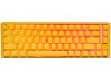 Ducky One 3 Yellow SF klawiatura Gaming USB US English Żółty