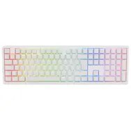 Ducky Zero 6108 Pure White Bezprzewodowa Klawiatura Gamingowa - MX2A Red (USA)