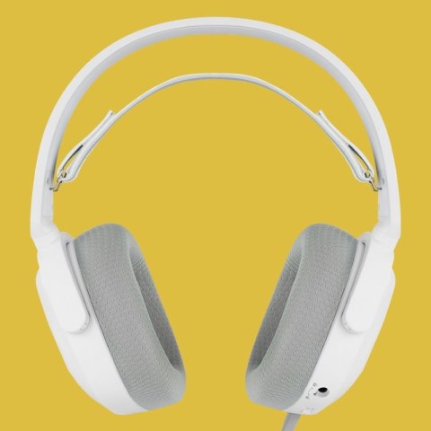 GAMIAC HS71 Zestaw słuchawkowy Przewodowa Opaska na głowę Gaming USB Type-C Biały
