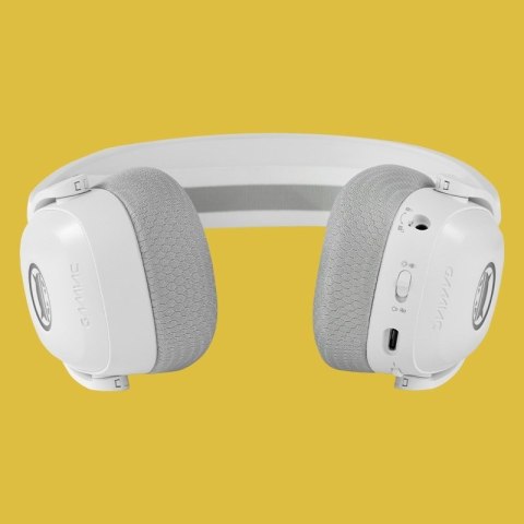 GAMIAC HS71 Zestaw słuchawkowy Przewodowa Opaska na głowę Gaming USB Type-C Biały