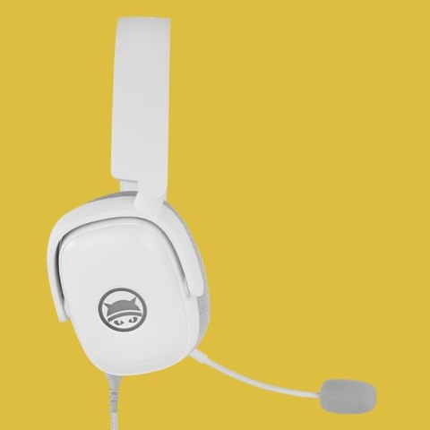 GAMIAC HS71 Zestaw słuchawkowy Przewodowa Opaska na głowę Gaming USB Type-C Biały