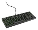 GENESIS Thor 404 TKL klawiatura Gaming USB QWERTY Amerykański międzynarodowy Czarny