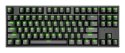 GENESIS Thor 404 TKL klawiatura Gaming USB QWERTY Amerykański międzynarodowy Czarny