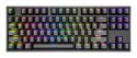 GENESIS Thor 404 TKL klawiatura Gaming USB QWERTY Amerykański międzynarodowy Czarny