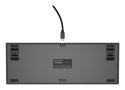 GENESIS Thor 404 TKL klawiatura Gaming USB QWERTY Amerykański międzynarodowy Czarny