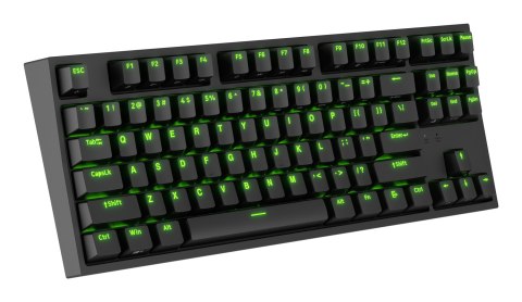 GENESIS Thor 404 TKL klawiatura Gaming USB QWERTY Amerykański międzynarodowy Czarny