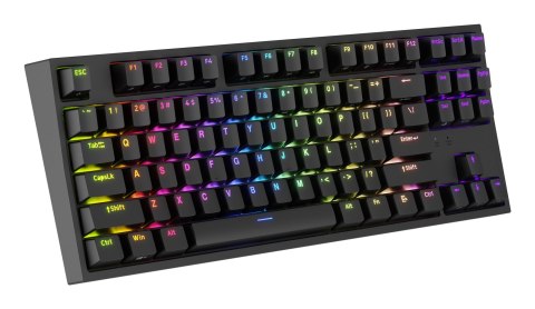 GENESIS Thor 404 TKL klawiatura Gaming USB QWERTY Amerykański międzynarodowy Czarny