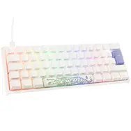 Klawiatura gamingowa Ducky One 2 Pro Mini White Edition, dioda RGB - Cherry Brown