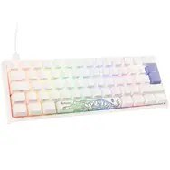 Klawiatura gamingowa Ducky One 2 Pro Mini White Edition, dioda RGB - Cherry Red