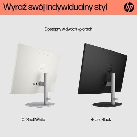 HP AIO 24-cr0184nw Ryzen 5 7520U 23.8"FHD IPS 250nits AG 16GB LPDDR5 SSD512 Radeon 610M Cam720p kB+Mouse NoOS Shell White 2Y
