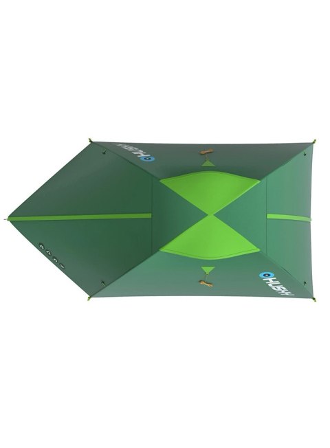 Husky Namiot turystyczny dwuosobowy BIZAM 2 PLUS, 145 x 290 x 120 cm, 3,6kg zielony