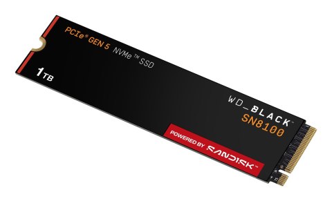 SSD WD Black SN8100 w/o HS 1TB WDS100T1X0M