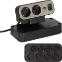 Brennenstuhl Duplex Gniazdo stołowe 1x USB A & C, 10x Schuko