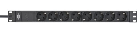 Brennenstuhl - SS 19.500A - Alu-Line - Listwa zasilająca 8-drożna, 2m