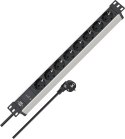 Brennenstuhl - SS 19.500A - Alu-Line - Listwa zasilająca 8-drożna, 2m
