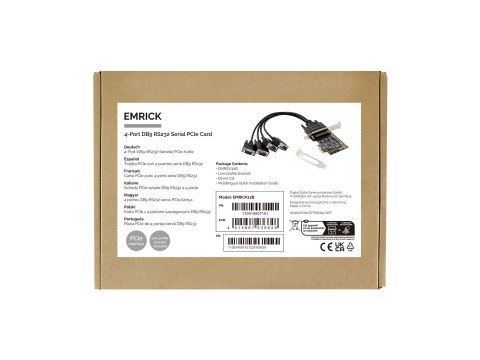 Conceptronic EMRICK12B adapter Wewnętrzny RS-232