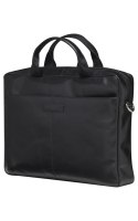 Dbramante1928 Amalienborg - skórzana torba z paskiem na ramię oraz kieszenią na laptop 15" (black)