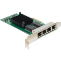 INTER-TECH Argus ST-7238 - Karta sieciowa Quad LAN Intel i350 Obliczanie sumy kontrolnej i segmentacji odciążenia VT-c VMDq SR-I