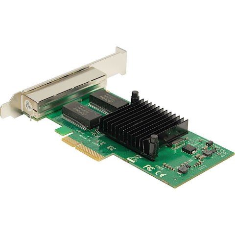 INTER-TECH Argus ST-7238 - Karta sieciowa Quad LAN Intel i350 Obliczanie sumy kontrolnej i segmentacji odciążenia VT-c VMDq SR-I