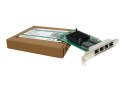 INTER-TECH Argus ST-7238 - Karta sieciowa Quad LAN Intel i350 Obliczanie sumy kontrolnej i segmentacji odciążenia VT-c VMDq SR-I
