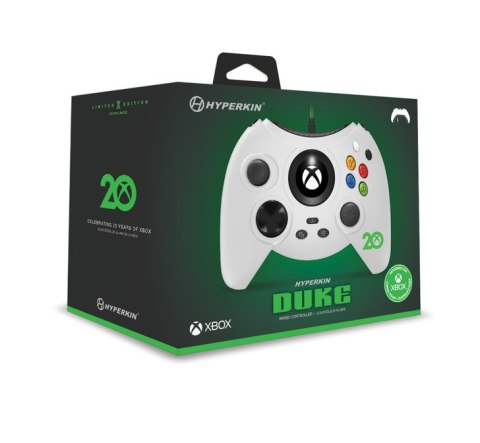 Kontroler Hyperkin Duke Przewodowy Biały XBOX