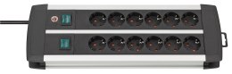 Listwa zasilająca Brennenstuhl Premium-Duo-Alu-Line 2x6x 3m