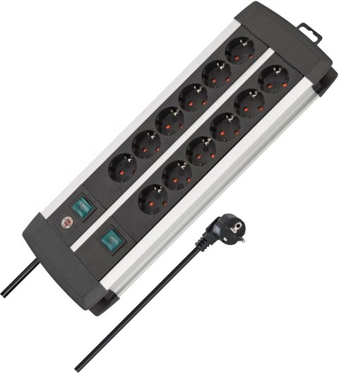 Listwa zasilająca Brennenstuhl Premium-Duo-Alu-Line 2x6x 3m