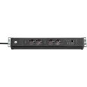 Listwa zasilająca brennenstuhl Premium-Web-Line V3 - do montażu w szafie serwerowej - Ethernet - Złącza wyjściowe: 4 - 48,3 cm (