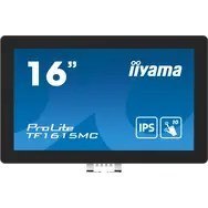 Iiyama ProLite TF1615MC-B1 monitor komputerowy 39,6 cm (15.6") 1920 x 1080 px Full HD Ekran dotykowy Czarny
