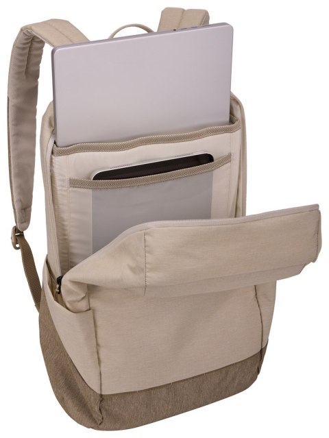 Thule | Lithos | Plecak 20L | Pasuje do rozmiaru 16" | Plecak na laptopa | Pelikan Szary/Wyblakły Khaki