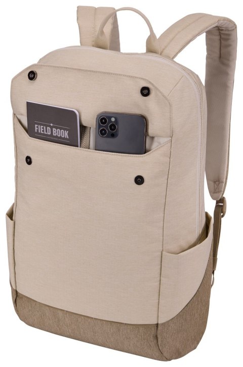 Thule | Lithos | Plecak 20L | Pasuje do rozmiaru 16" | Plecak na laptopa | Pelikan Szary/Wyblakły Khaki