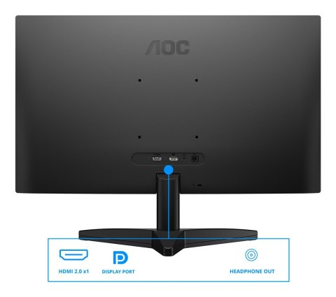 AOC B3 Q24B36X monitor komputerowy 60,5 cm (23.8") 2560 x 1440 px Quad HD LED Czarny