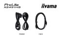 Iiyama ProLite X2491HS-B1 monitor komputerowy 60,5 cm (23.8") 1920 x 1080 px Full HD LCD Czarny