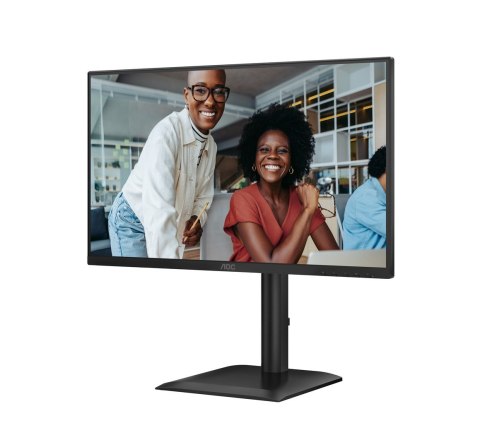 AOC 24E4U monitor komputerowy 60,5 cm (23.8") 1920 x 1080 px Full HD LED Czarny