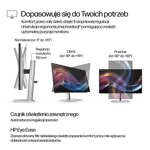 HP 27-calowy monitor seria 7 Pro 4K Thunderbolt 4 - 727pk