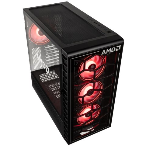 Kolink Observatory Y AMD SE ARGB Midi Tower Czarny, Przezroczysty