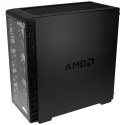 Kolink Observatory Y AMD SE ARGB Midi Tower Czarny, Przezroczysty