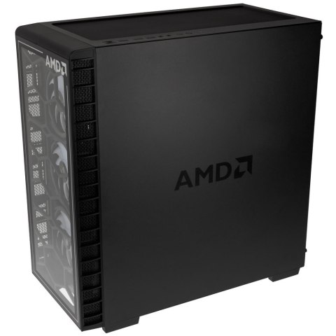 Kolink Observatory Y AMD SE ARGB Midi Tower Czarny, Przezroczysty