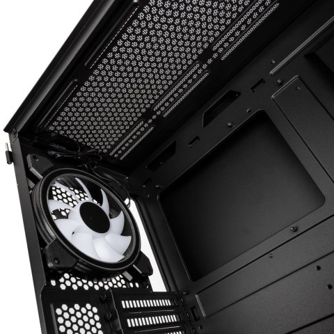 Kolink Observatory Y AMD SE ARGB Midi Tower Czarny, Przezroczysty