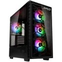 Kolink Observatory Y AMD SE ARGB Midi Tower Czarny, Przezroczysty